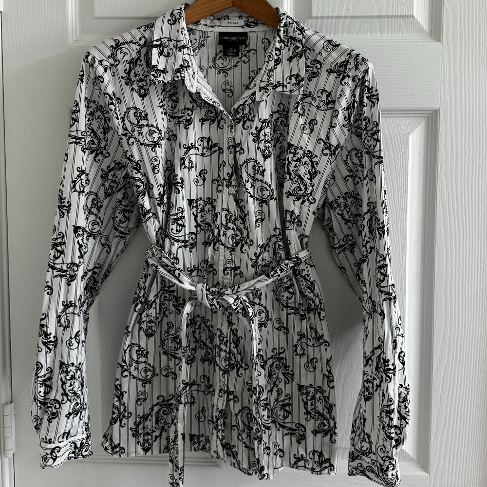 Liz Claiborne Career Women's Top Blouse, Size XL